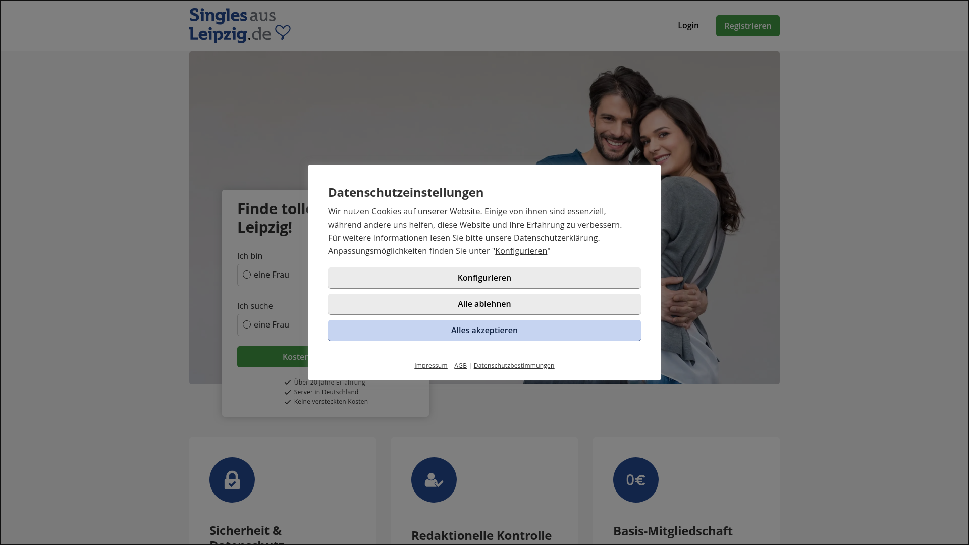 Praxisnahes Nutzungsszenario Homepage