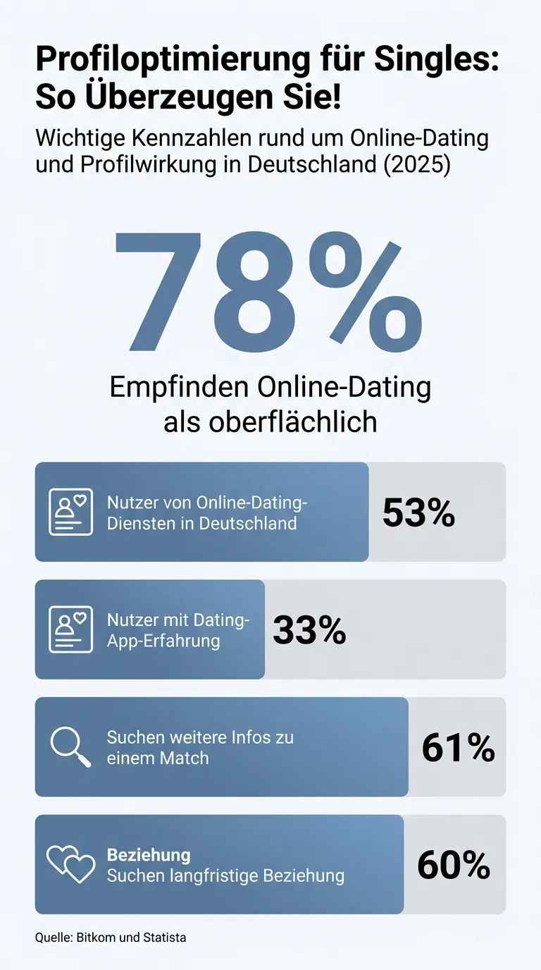 Infografik zu Profilfaktoren beim Dating in Leipzig